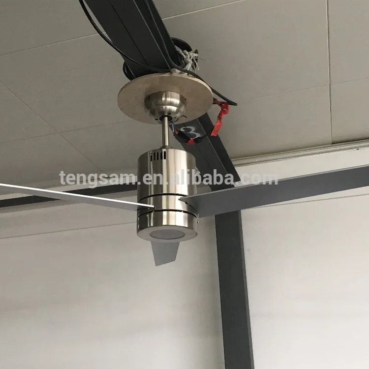52 Inch 3 Blade Modern Ceiling Fan With LED Light