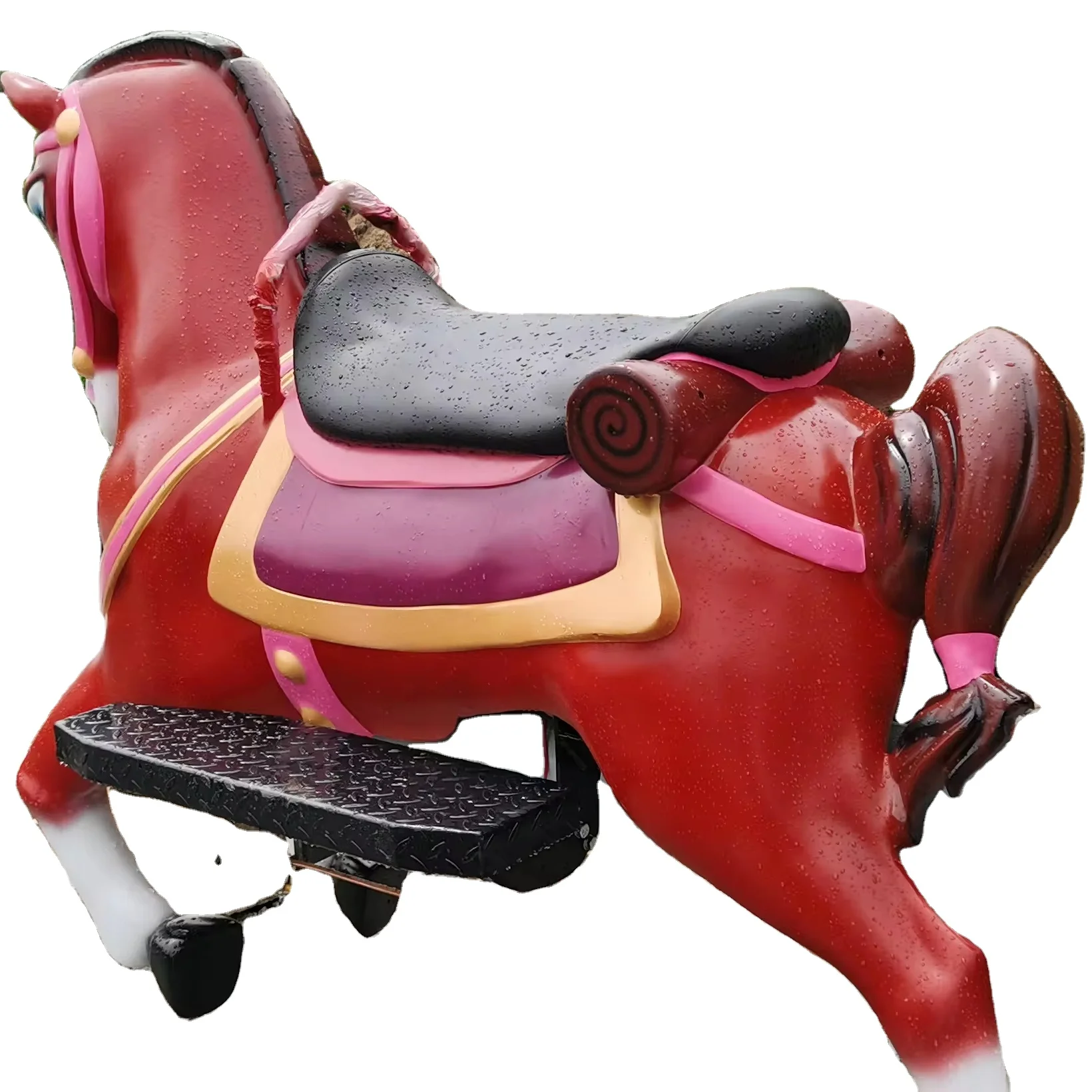 HuHu Ride Amusement Park Operated Machine Electric Horses Ride