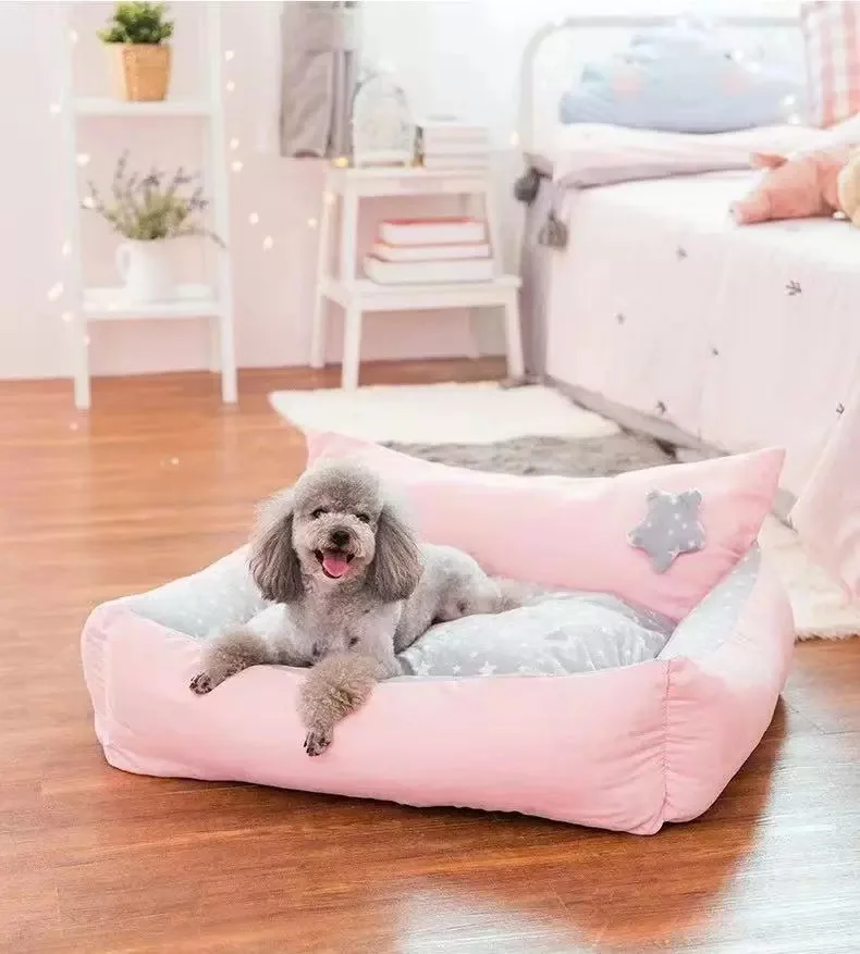 Can be dismantled and washed small medium and large dog litter cat litter autumn and winter dog house Teddy poodle cat house