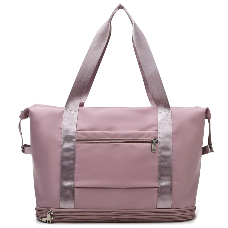 Custom Logo Waterproof Gym Sports Bag Fitness Outdoor Travel Women Handbag Large Capacity Storage Shoulder Bag