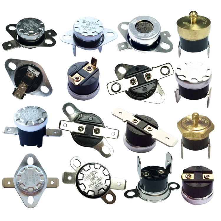 Factory Directly Selling Ksd301 Thermal Cutout Switch 10A 250V Bimetallic Thermostat Bakelite Body