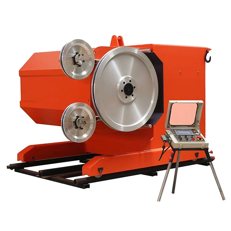 Cutting Basalt Marble Granite Stone Diamond Wire Saw Machine for Quarry Diamond Wire Saw Machine