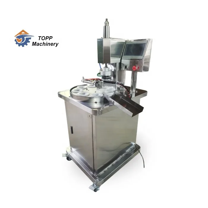 Tartlet egg tart skin press semi automatic egg tart forming machine for pneumatic