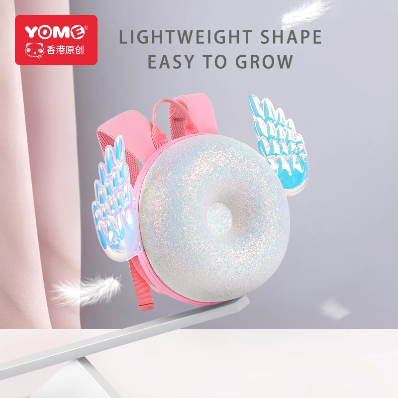 TOPSTHINK Donuts kids angle mini school waterproof girls fashion school small backpacks