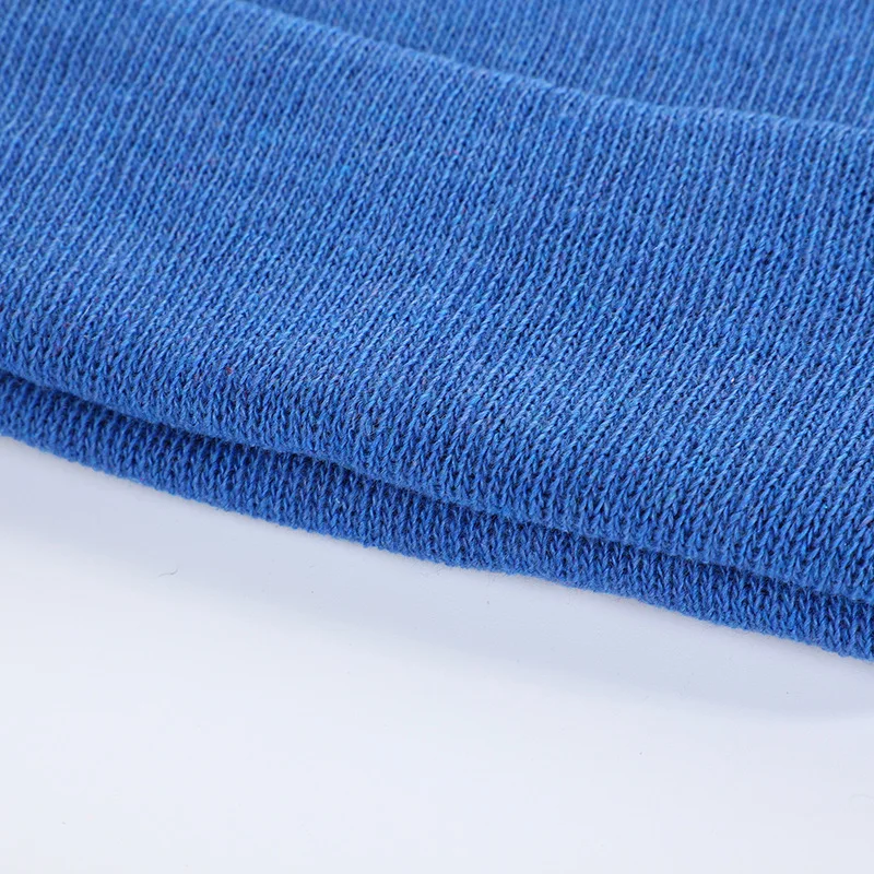 High Quality Daily Warm Winter Hat For Man and Woman Classic Acrylic Blank Custom Logo Knit Cuff Beanie