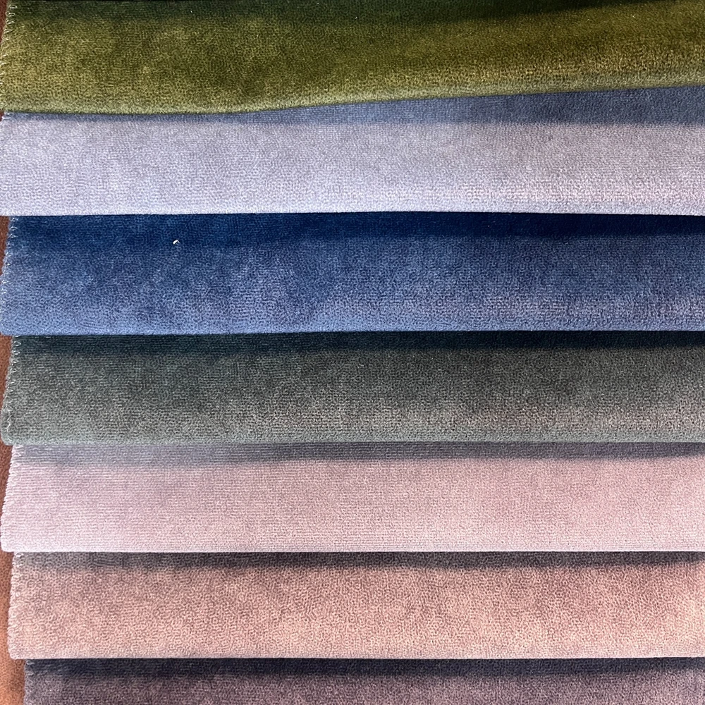 Sinovel 2025 New Arrivals 100% Polyester Holland Velvet Fabric Upholstery Fabric for Furniture Textile for Sofa