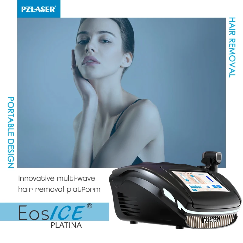 EOS ICE Hot Sale Diode Laser Handpiece 808 Nm Portable Laser Hair Remove Machine For Laser Remove Hair