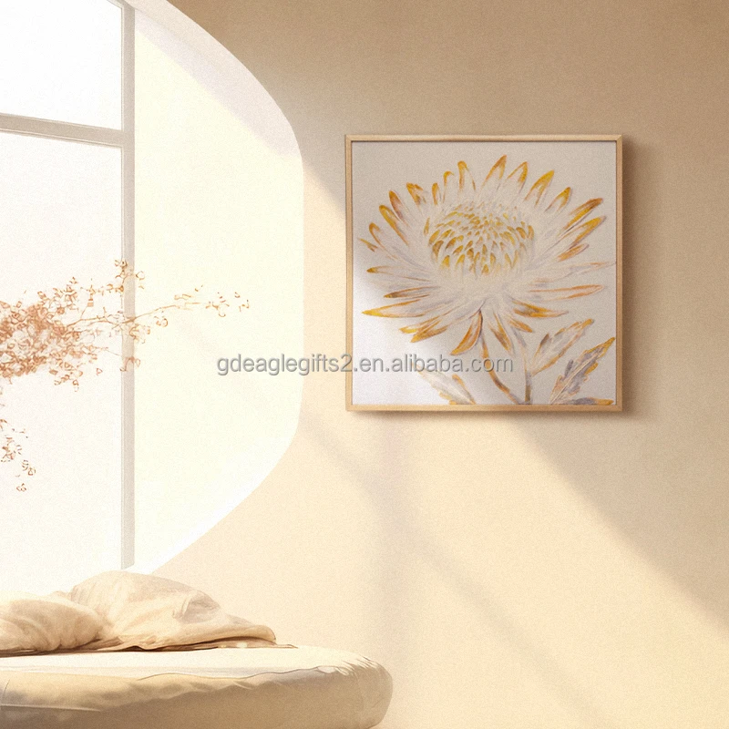 EAGLEGIFTS 3D Textured Printing Canvas Art Wall Decor Modern Painting Art Flower Cuadros Decoracion Para Sala Modernos