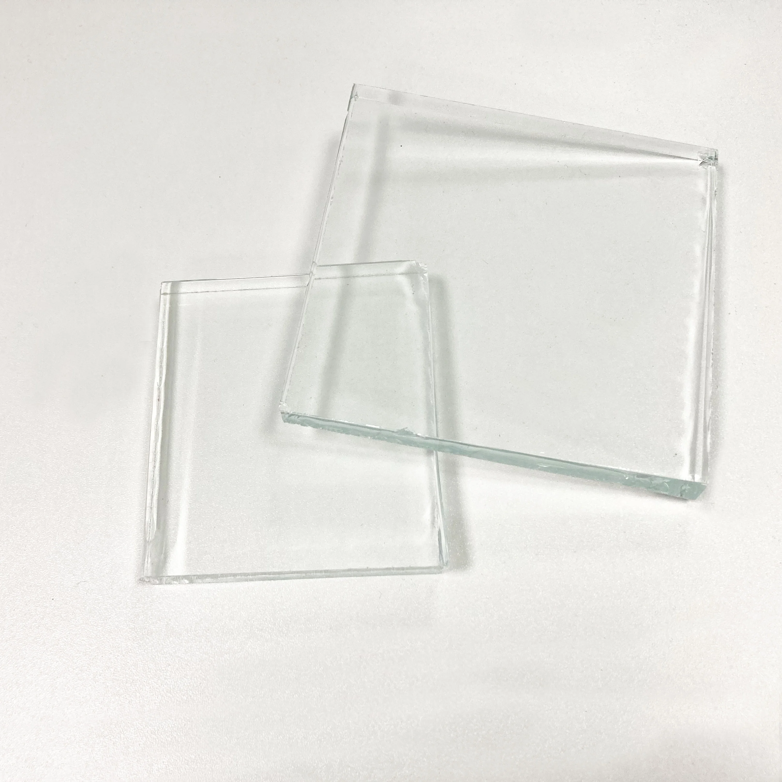 98% High Transmission low Iron Glass Custom Size Customized Extra White Glass For Surveillance Camera