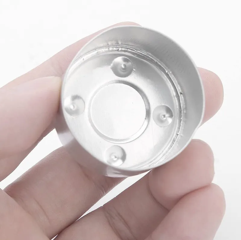 Wholesale tea light tin candle empty aluminium tealight candle holder shell