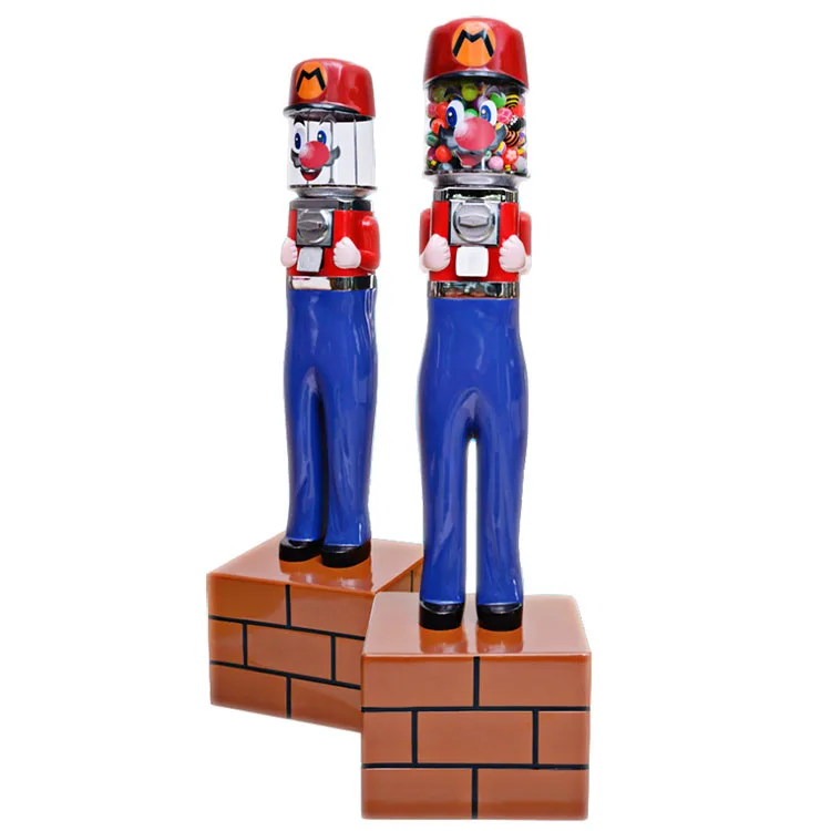 Super Mario shaped large bouncy ball capsule vending machine