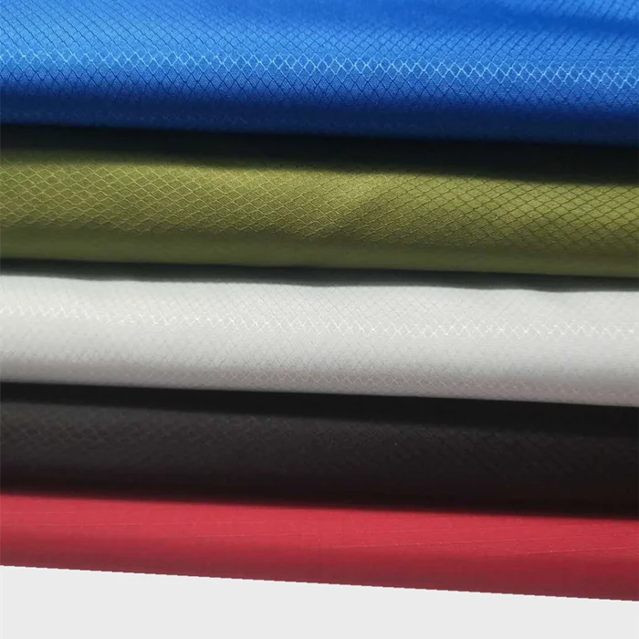 100% polyester pongee fabric outdoor fabric Milk coating waterproof windbreak fabric