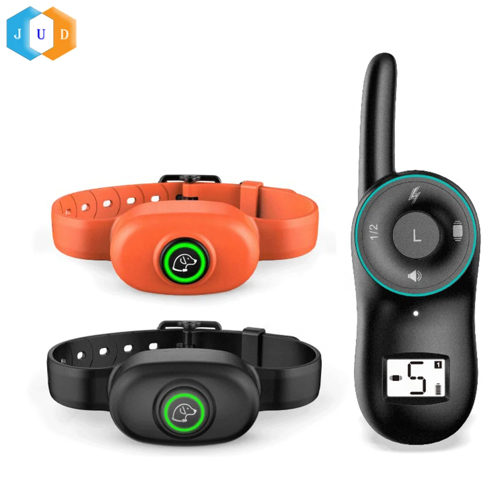 2023 Amazon Wholesale 400M Remote Control Training Beeper Collar Waterproof Dog Shock Vibrate Training System for 2 Dogs