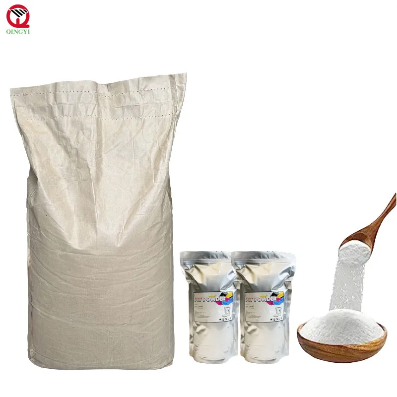 Manufacturer printing adhesive hot melt white dtf powder 1kg super stretch dtf powder for transfer printing tshirt