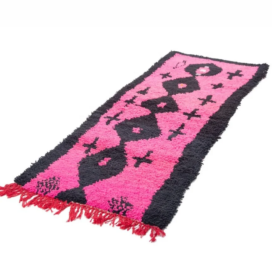 Vintage bohemian carpet Moroccan wedding blanket,Handmade moroccan rug, Berber handira carpet