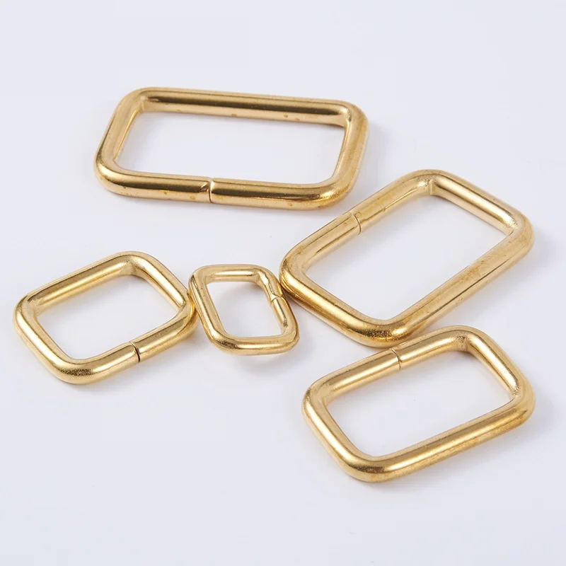 Rewin High Quality Metal Square Ring Clasp Buckles For Belt Bags DIY Accessories Belts and Dog Leash 1inch/25mm Rectangle Rings