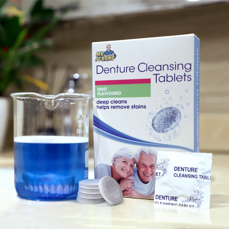 Dental Cleaner Retainer Cleansing Tablets and Mouth Guard Cleaner