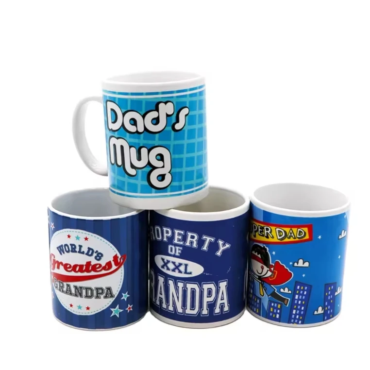 Extra Large Mug Ceramic Coffee Tea Mugs Cups Contemporary Sustainable HANDGRIP Coffee Mugs Printed General Practical Ceramic