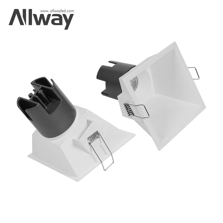 ALLWAY Hot Sales Smart Dimmable Die Casting Aluminum Pc Spot Lamp 5watt Led Recessed Down Light