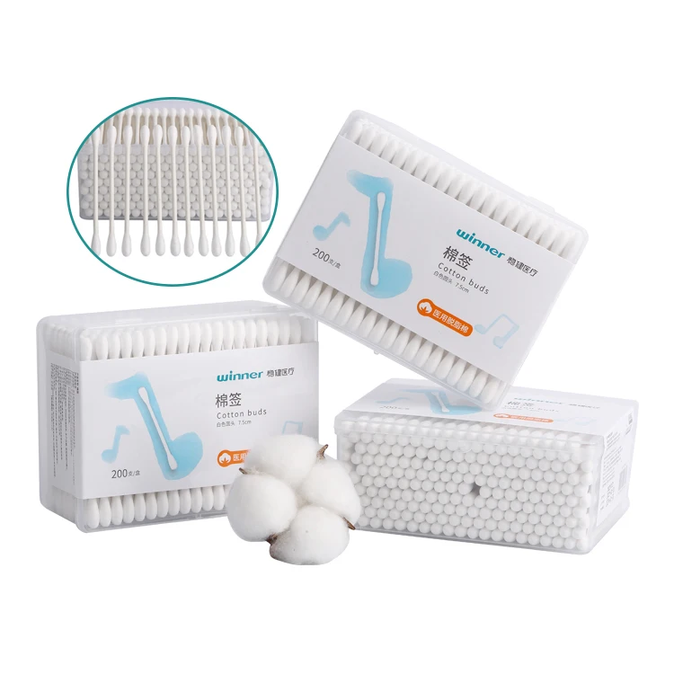 Winner 100% биоразлагаемые бытовые ватные палочки Qtips, линия по производству ватных палочек, индивидуальная двухсторонняя чистая ватная палочка с бумажным стержнем