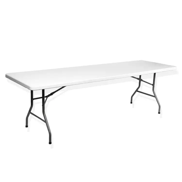 table pliante Outdoor lightweight Event Meeting banquet Fold Up White Rectangular plastic folding table Outdoor Tables