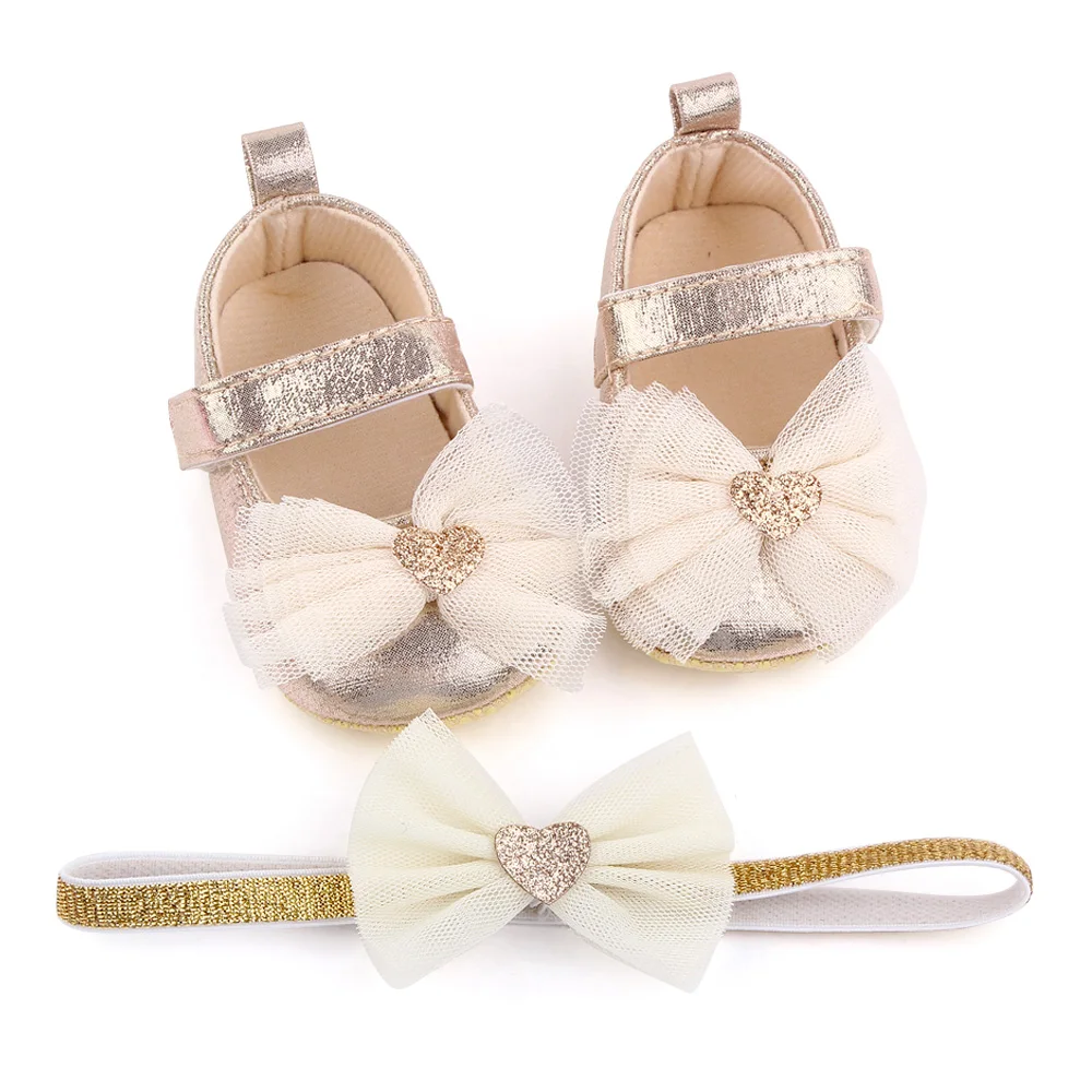 
Baby Infant Girls Soft Sole Floral Princess Mary Jane Shoes Prewalker Wedding Dress Shoes 