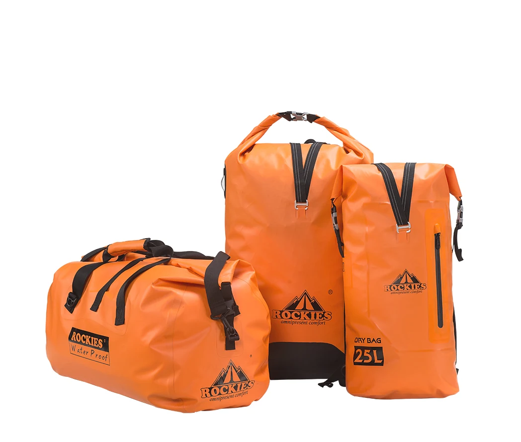 Custom 30L 50L 70L TPU Waterproof Dry Bag Duffel Bag Duffle Bag Waterproof Backpack