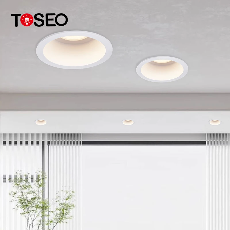 Modern Mr16 Gu10 Anti Glare Concealed Ceiling Recessed Tunable White Downlight