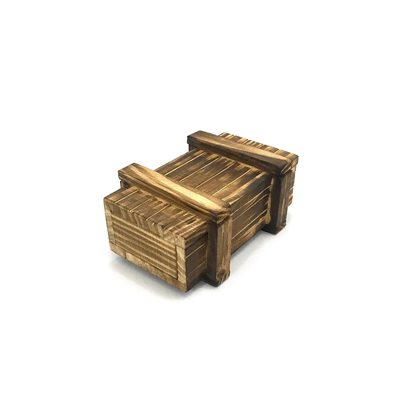 1/10 Mini wooden box accessory for artificial climbing bike accessories AXIAL SCX RC4WD D90 CC01