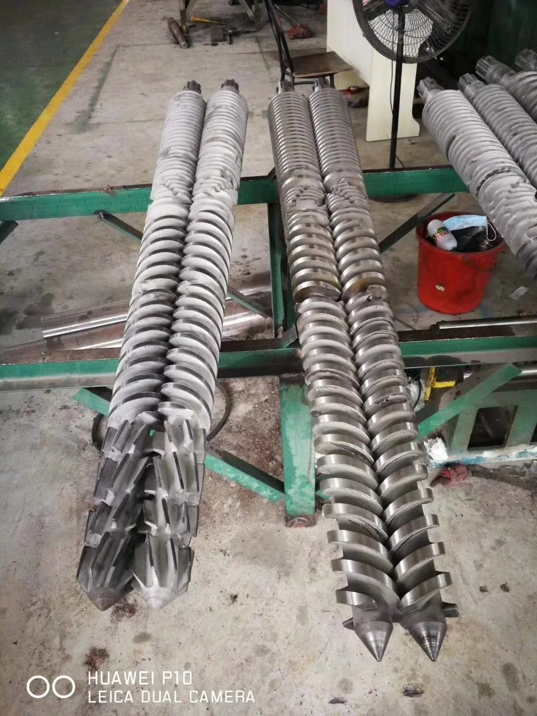 extrusion machine twin double screws barrel for PVC foam sheet panel board extruder