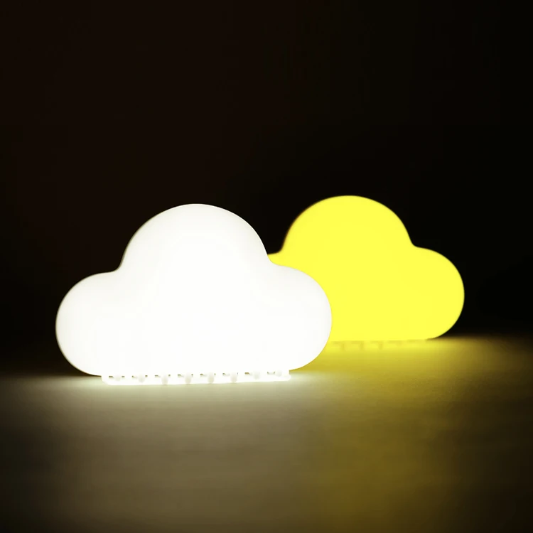 Cloudy led little night light  wireless  bed side table  Lamp battery  sensor light magnetic floating  wall lamp  side table