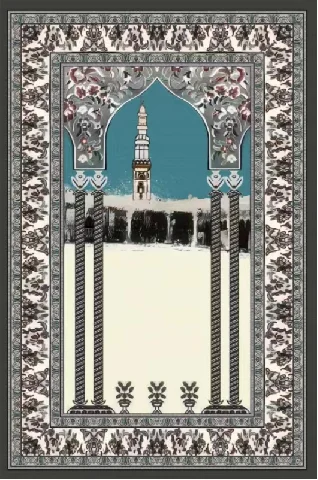 Ramadan Gift Muslim Prayer Raschel Mats Thicke Customized Size Printed 3D Living Room Carpet Praying Portable Area Festival Rug