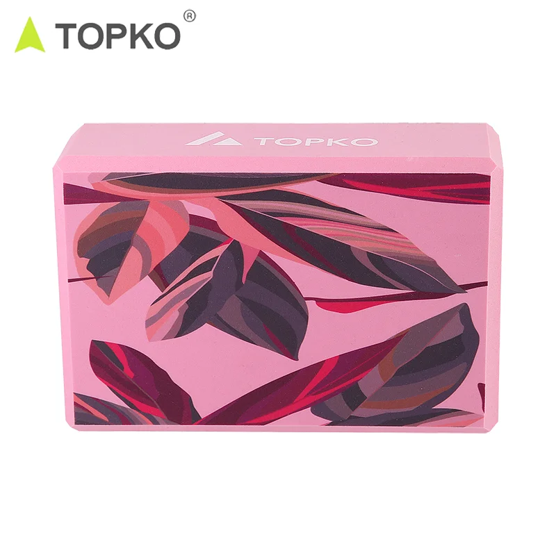 TOPKO High Quality Durable EVA Yoga Block For Fitness Gym Exercise Fitness Equipment Yoga Block