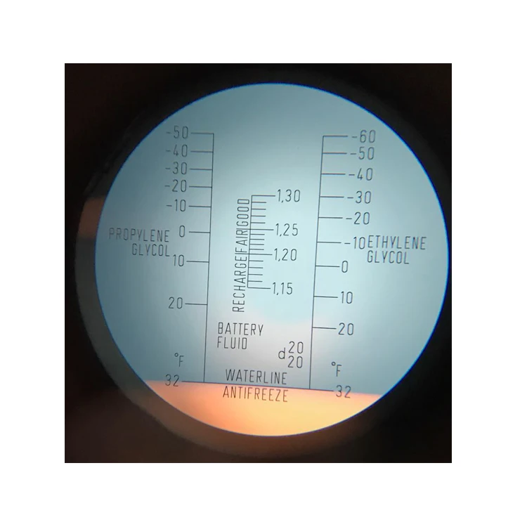 Hand Held Tester Tool 4 In 1 Engine Fluid Glycol Antifreeze Freezing Point Car Battery Refractometer Pure Aluminium Styles