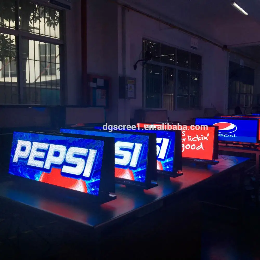 Huidu Wifi Control Taxi Roof P4 LED Display Taxi Top 960*320mm LED Screen Car LED Advertising Player