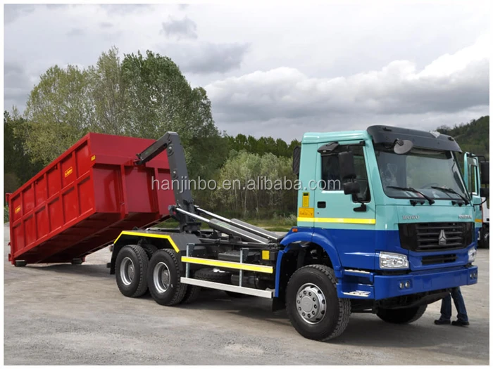 SINOTRUK HOWO 3 оси 6*4 крюк подъемник мусоровоз