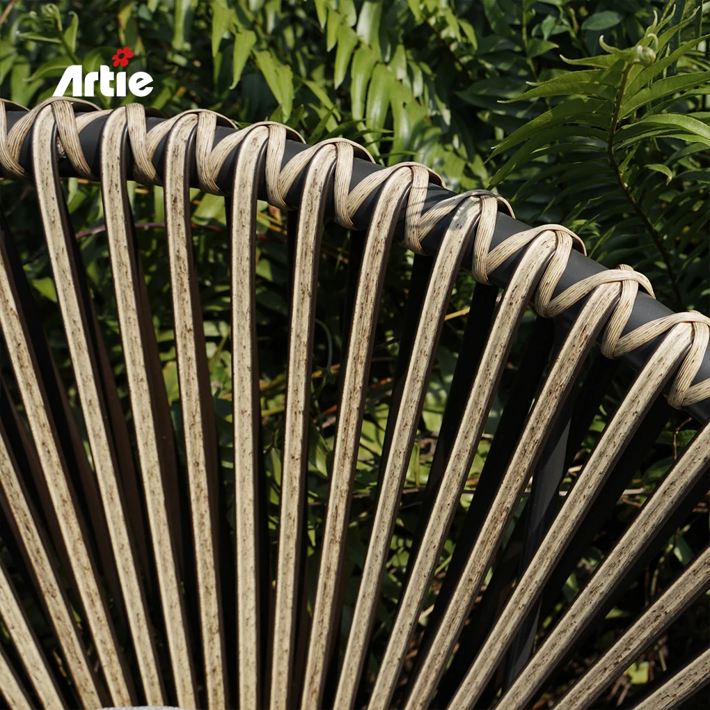 Artie Modern Garden Furniture Outdoor Lounge Chairs Rattan Balcony Furniture Outdoor Patio Chairs