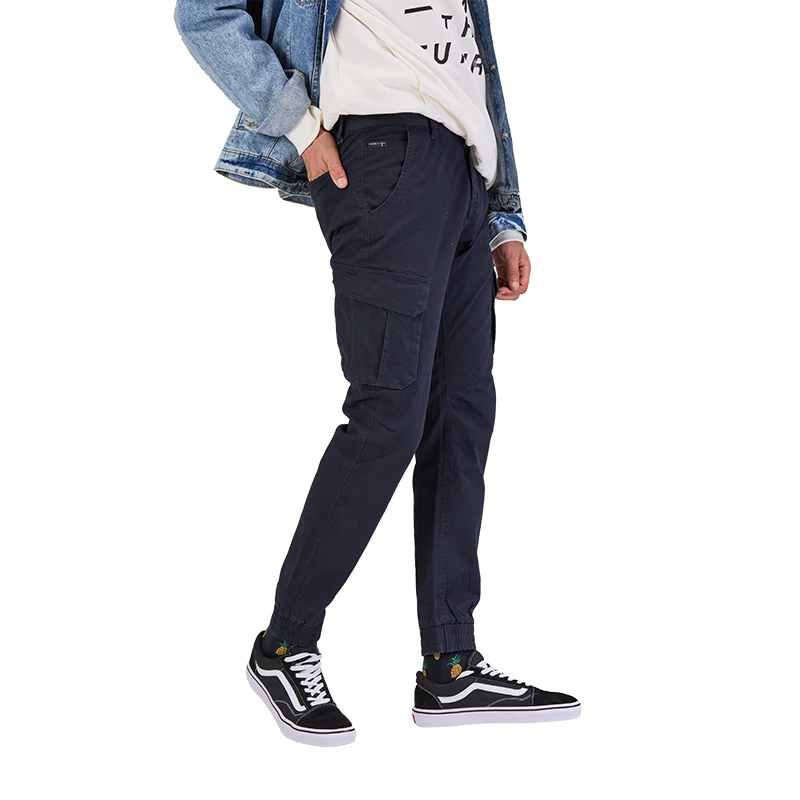 SABIN factory new coming autumn custom made high quality cotton twill multi colors pockets washed men jogger fashion cargo pants