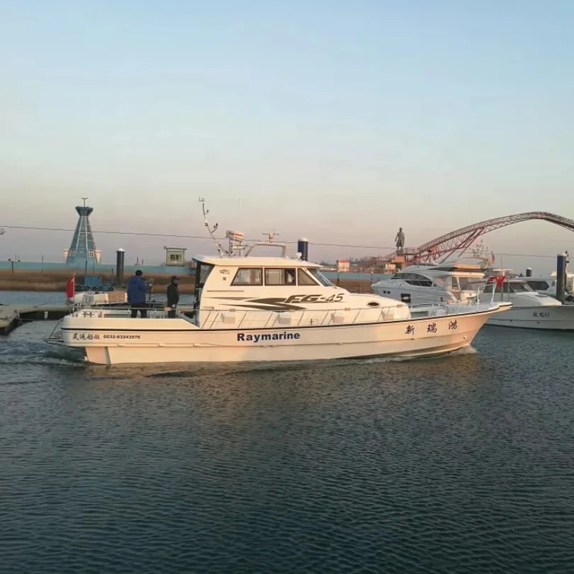 Grandsea 13.5m FRP High Speed Sport Cabin Fishing Boat for sale