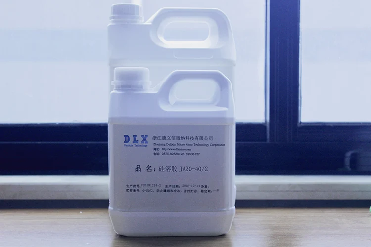 Good quality wholesale JA20-40/2 colorless transparent high standard ammonia silica sol