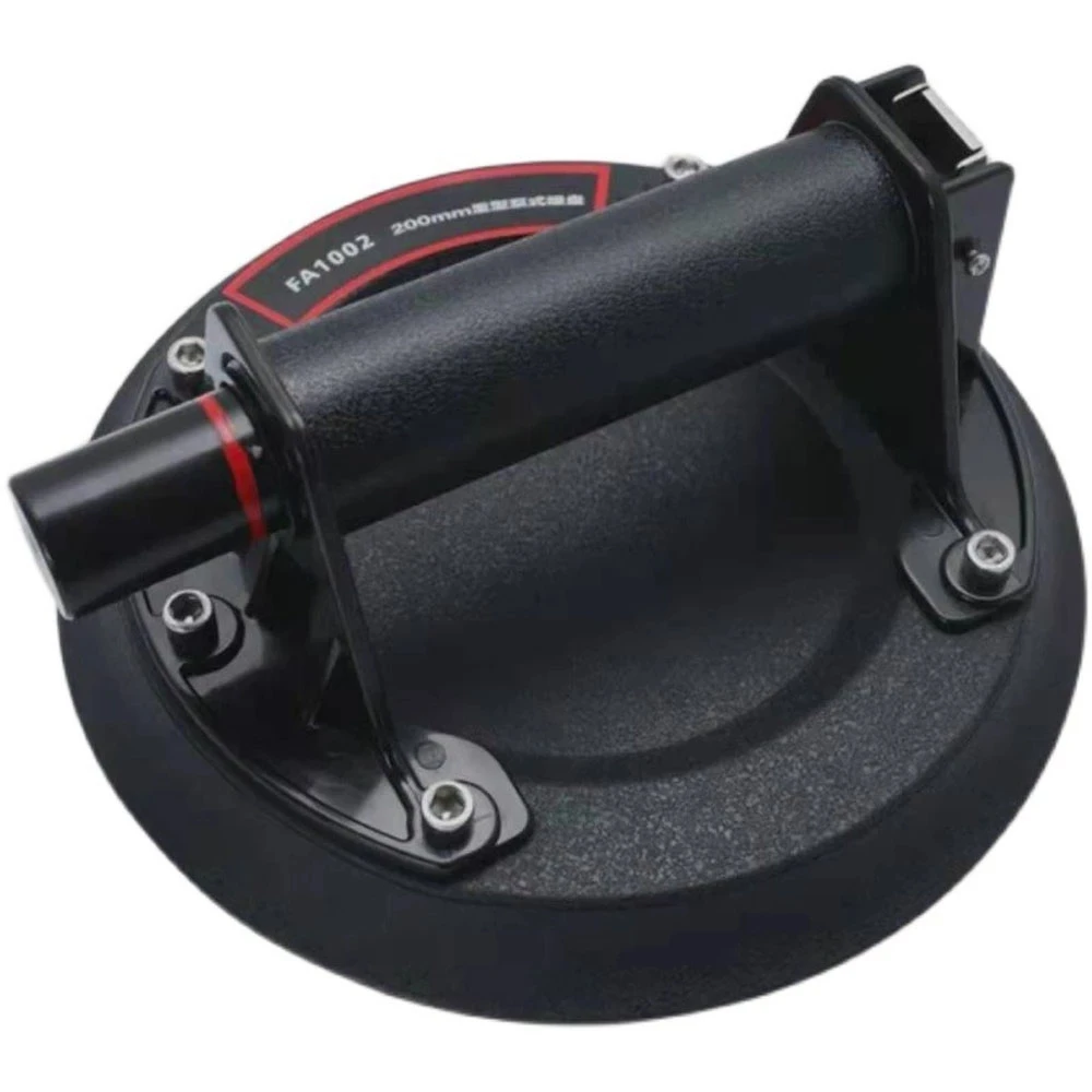 8 inch Vacuum Suction Cup 220kg Bearing Capacity Heavy Duty Vacuum Lifter for Granite Tile Glass Manual Granite Glass Lifting 8