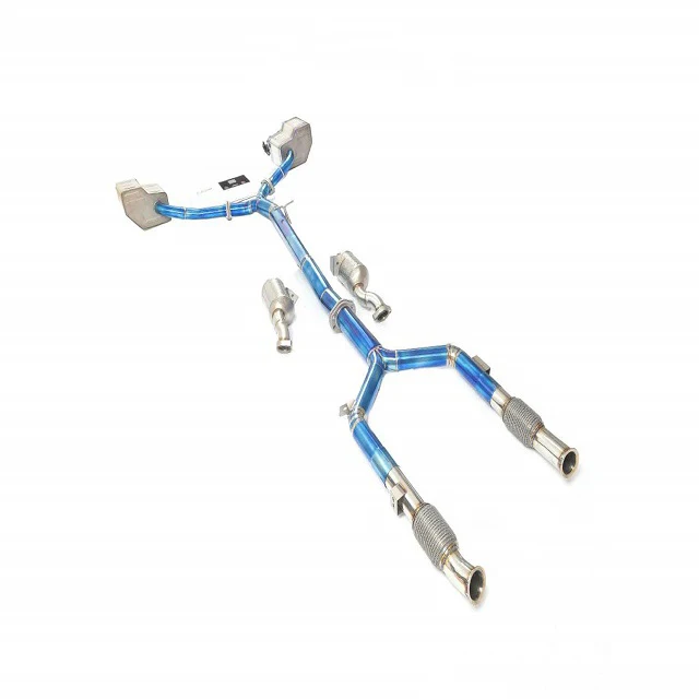 Full Set Carbon Fiber Exhaust Tips Air Valvetronic Muffler Exhaust 997 For Porsche 996 Exhaust