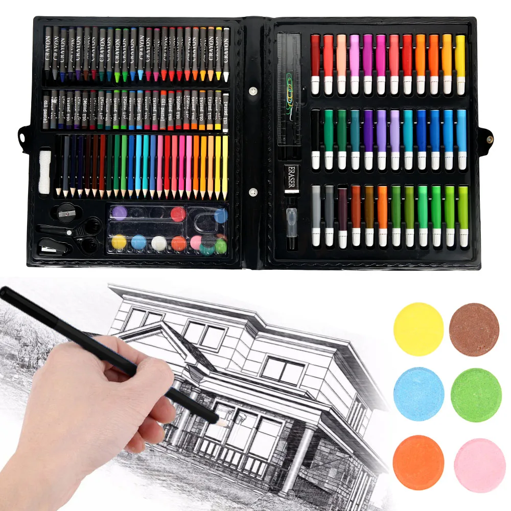 
Children gift wholesale multi color pen cheap 168 colors water color brush pen 