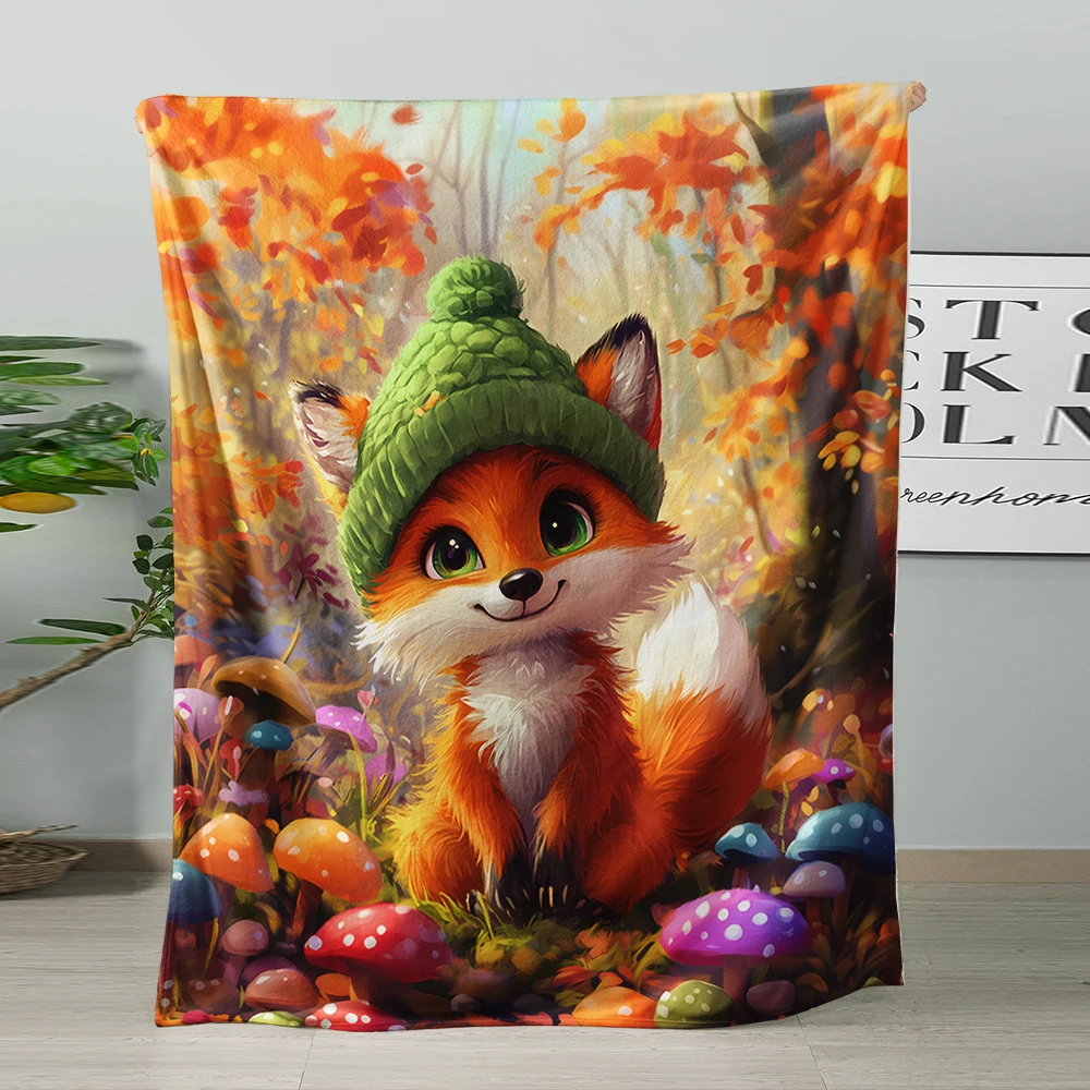 Zoo Animals Fleece Blanket for Bed Throw Blanket for Women  Men  Kids Super Soft Plush Panda Blanket