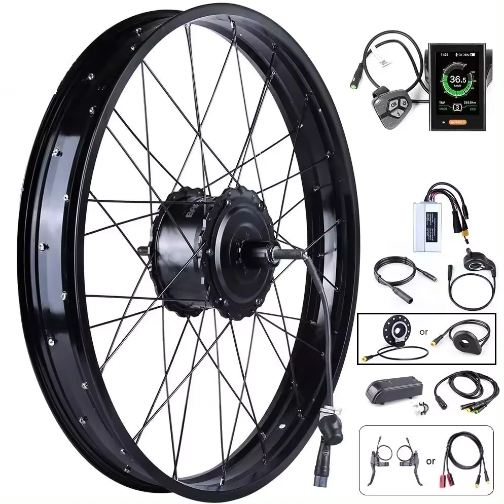48v 500w 1000w Electric Bike Ebike Conversion Kits Ebike Controller