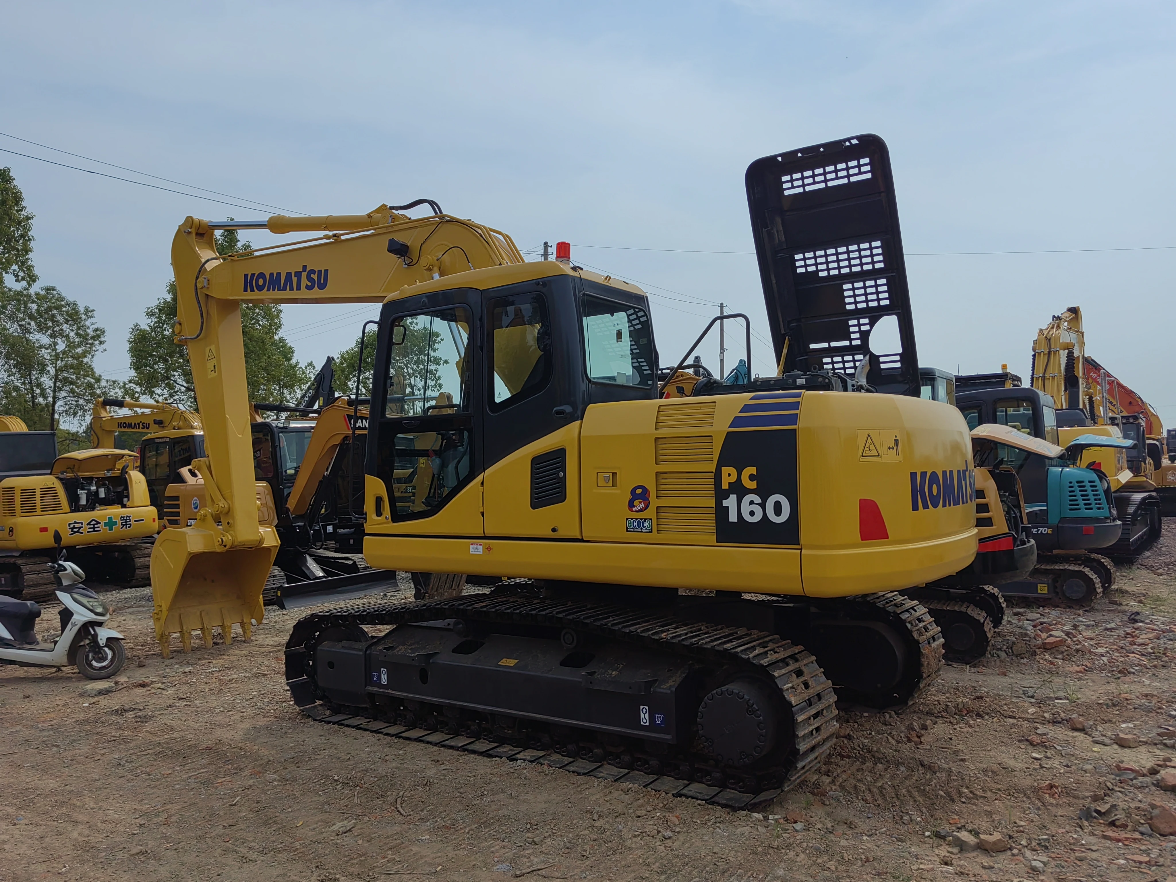 Japan Original Used Excavator Komatsu Pc160 middle Excavator Used 16 22 Ton Bagger Pc160 200 220  Excavadora Cheap Price