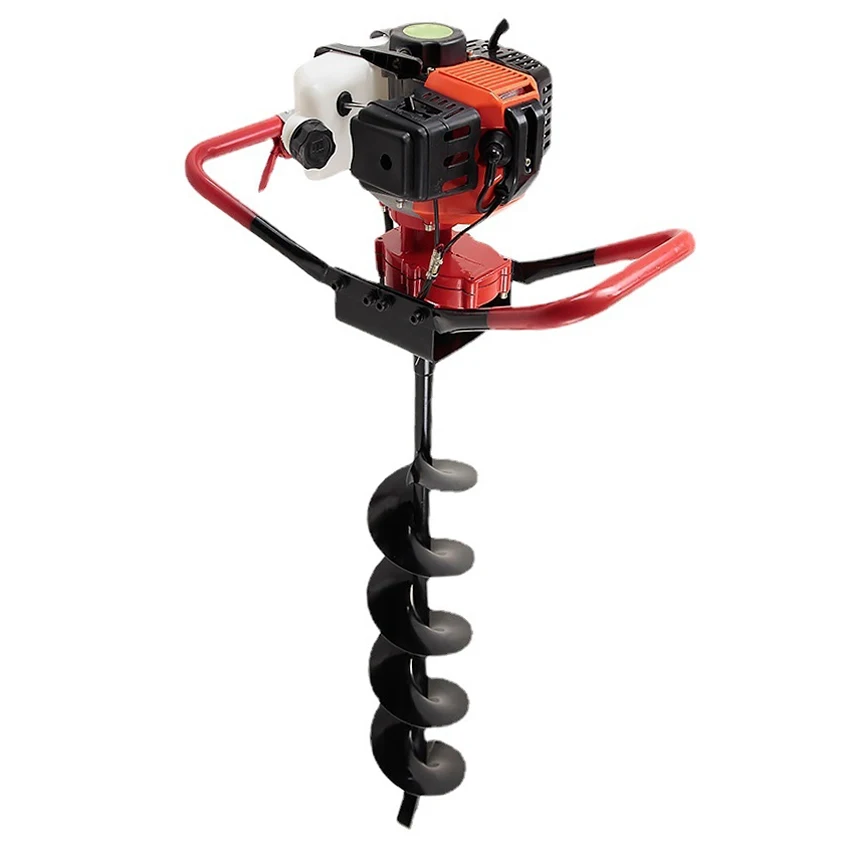 gasoline ground drilling manual back hole digging machine