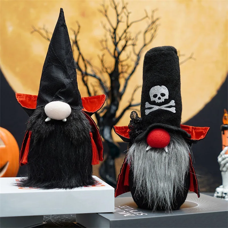 Creative Glow Faceless Doll and Candy Jar Halloween and Christmas Decoration Supplies Festive Atmosphere Gift Box