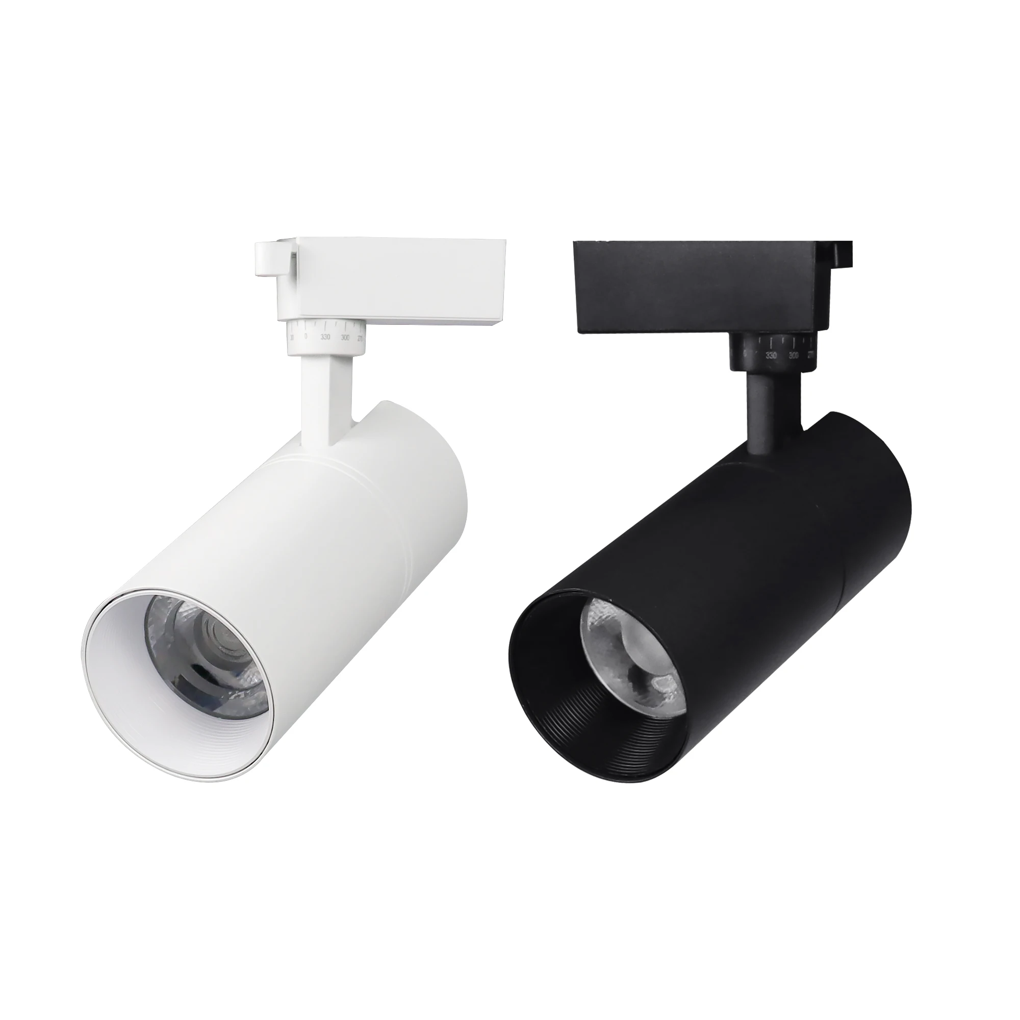 JHOW B4327 White and Black Aluminium Dali 19W 27W 35W Recessed Ceiling Mounted COB LED Track Spot Light