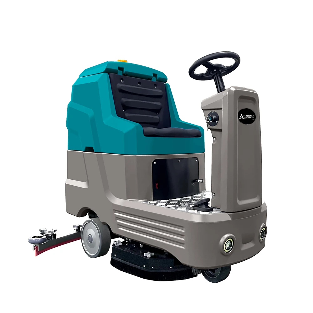 Parking Lot Commercial Small Cleaning Airport Floor Scrubbing Machine
